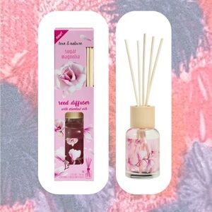 🏷️ Love & Nature Sugar Magnolia petals & seed diffuser with essential oils